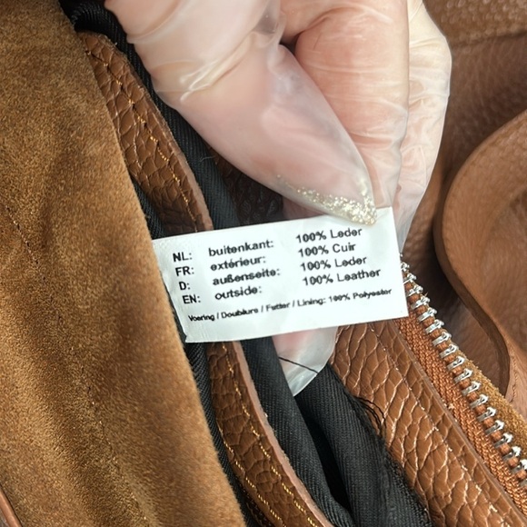 FIORDALISO Made in ITILY CONVERTIBLE HOBO, TOTE OR BACKPACK BAG - Picture 9 of 9